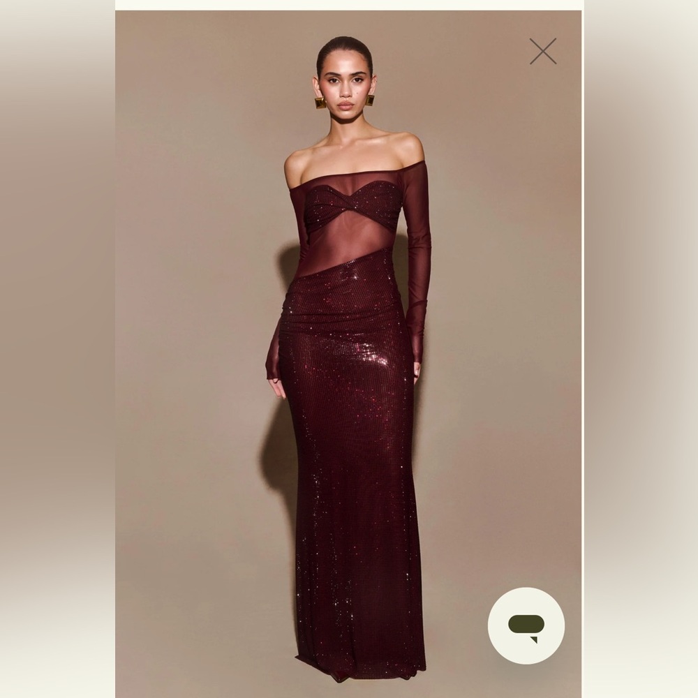 Meshki Nash Diamanté dress